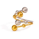 Alia Mixed Metal Ring - ILLUSIVE JEWELS USA