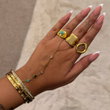 Alvie Gold Hand Chain - ILLUSIVE JEWELS USA