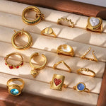 Asha Gold Ring - ILLUSIVE JEWELS USA