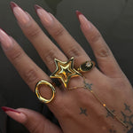 Astra Gold Ring - ILLUSIVE JEWELS USA