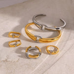 Avery Mixed Metal Ring - ILLUSIVE JEWELS USA