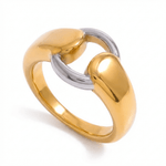 Avery Mixed Metal Ring - ILLUSIVE JEWELS USA