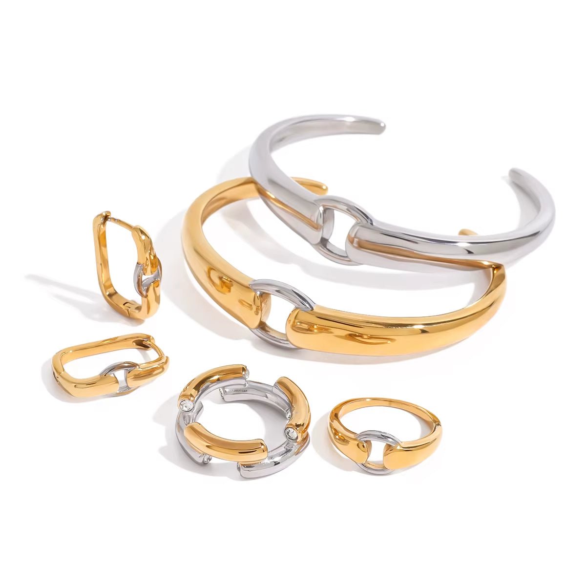 Avery Mixed Metal Ring - ILLUSIVE JEWELS USA