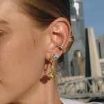 Bee Gold Hoops - ILLUSIVE JEWELS USA