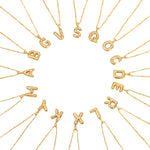 Bubble Letter Initial Necklace - ILLUSIVE JEWELS USA