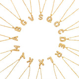 Bubble Letter Initial Necklace - ILLUSIVE JEWELS USA