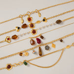 Cleo Gold Bead Necklace - ILLUSIVE JEWELS USA