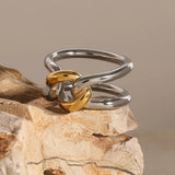Gia Link Ring - ILLUSIVE JEWELS USA