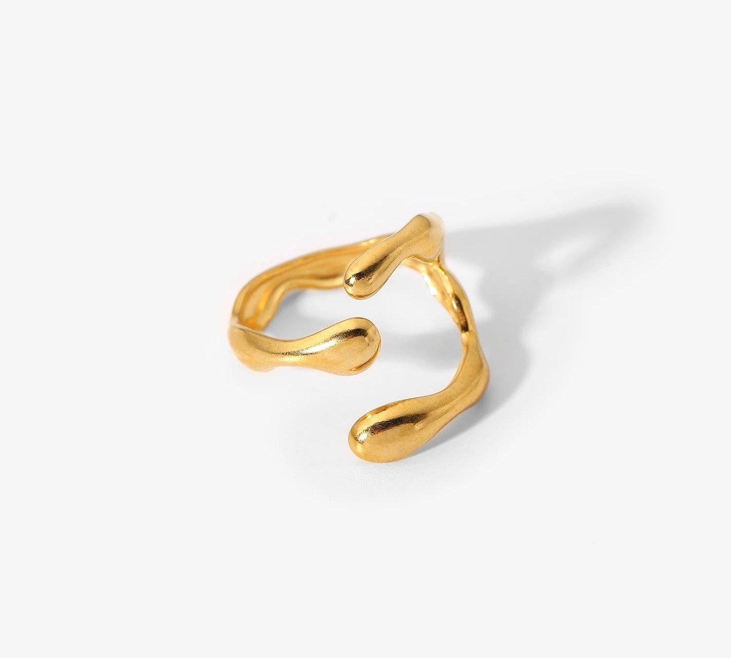 Gold Geometric Ring - ILLUSIVE JEWELS USA