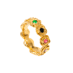 Gold Rainbow Ring - ILLUSIVE JEWELS USA