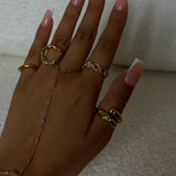 Gold Rainbow Ring - ILLUSIVE JEWELS USA