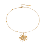 Gold Sunshine Necklace - ILLUSIVE JEWELS USA