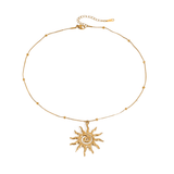 Gold Sunshine Necklace - ILLUSIVE JEWELS USA