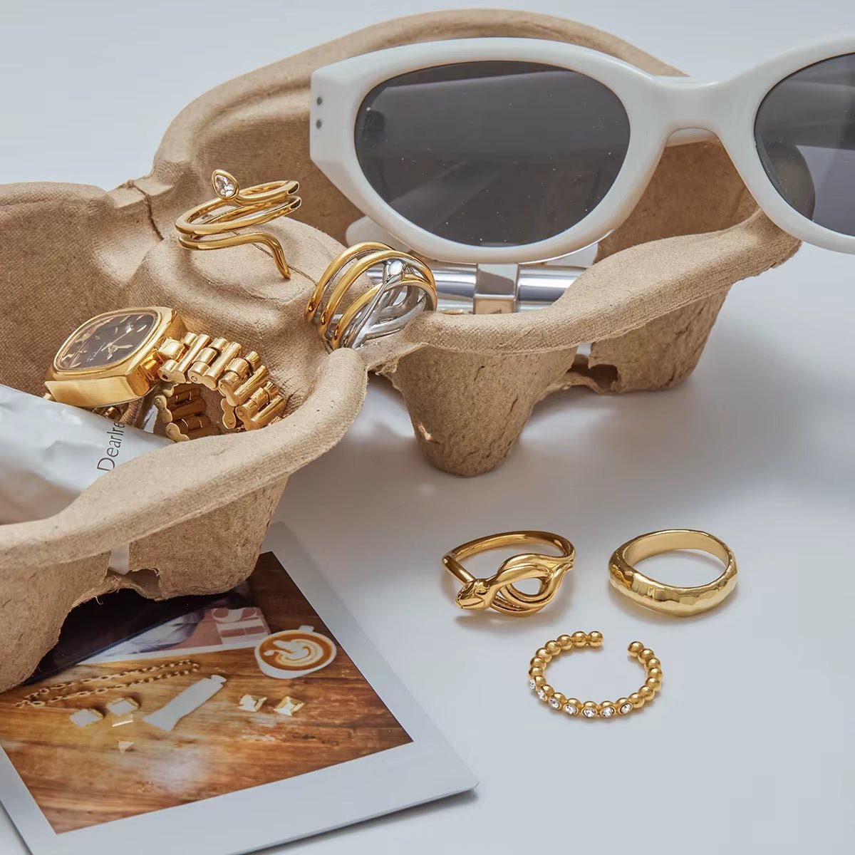 Iris Gold Wrap Ring - ILLUSIVE JEWELS USA