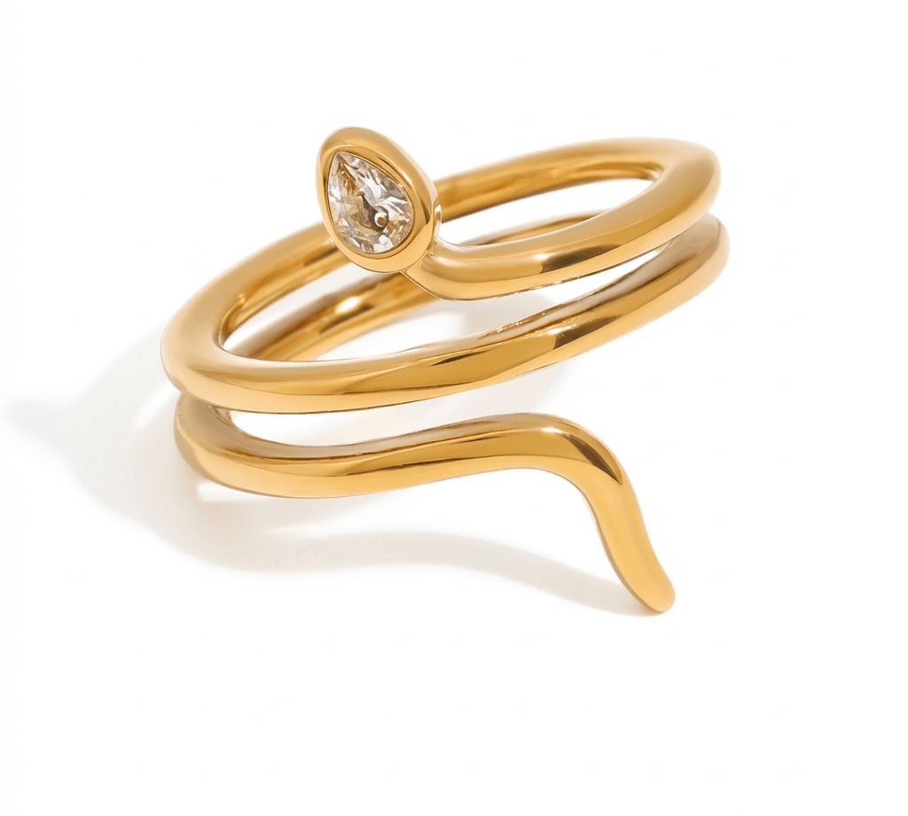 Iris Gold Wrap Ring - ILLUSIVE JEWELS USA