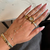 Ivy Gold Hand Chain - ILLUSIVE JEWELS USA