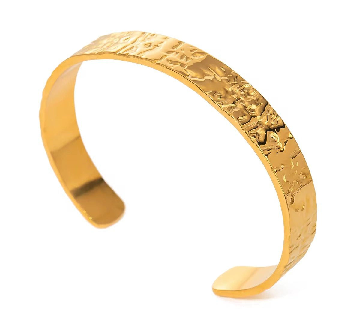 Lottie Gold Bangle - ILLUSIVE JEWELS USA