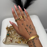 Luna Gold Ring - ILLUSIVE JEWELS USA