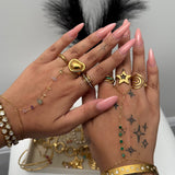 Luna Gold Ring - ILLUSIVE JEWELS USA