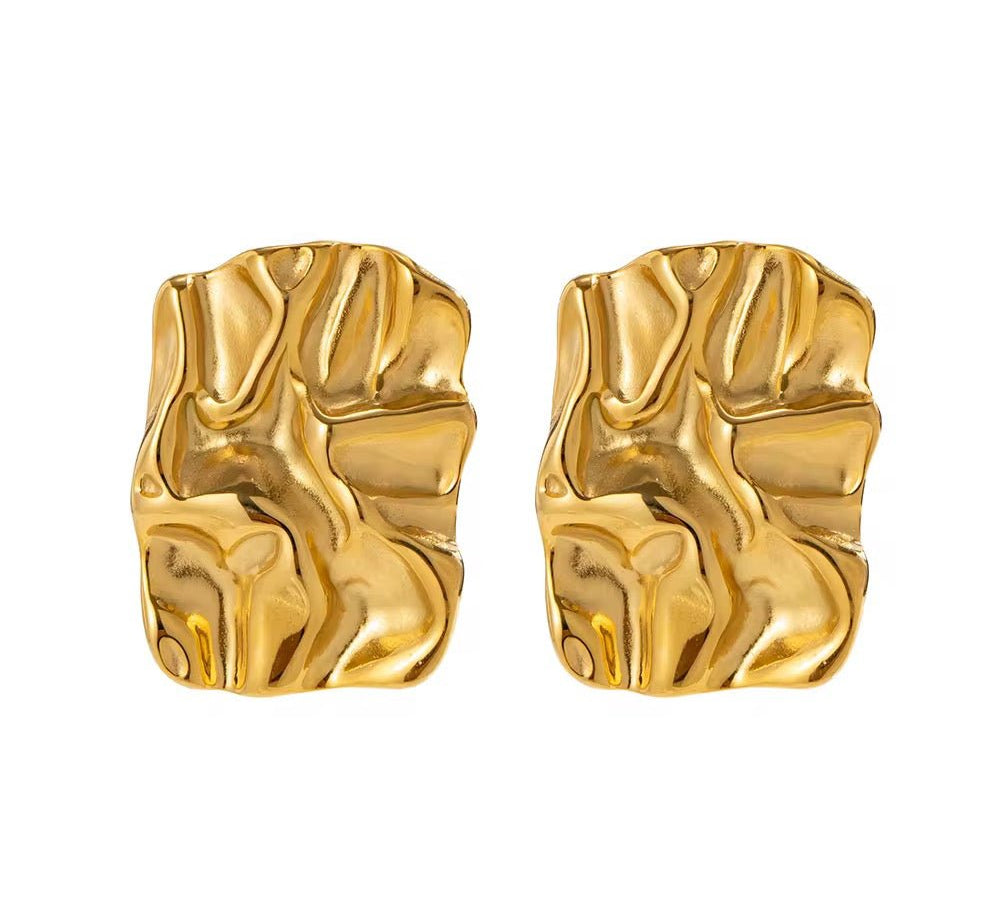 Maple Stud Earrings - ILLUSIVE JEWELS USA