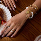 Mara Mixed Metal Ring Set - ILLUSIVE JEWELS USA