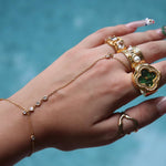 Nelly Gold Hand Chain - ILLUSIVE JEWELS USA
