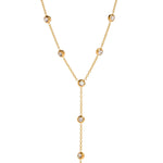 Nova Dangling Gemstone Necklace - ILLUSIVE JEWELS USA