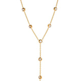 Nova Dangling Gemstone Necklace - ILLUSIVE JEWELS USA