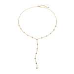 Nova Dangling Gemstone Necklace - ILLUSIVE JEWELS USA
