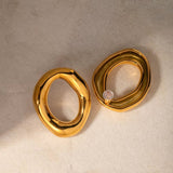 Organic Studs Earrings - ILLUSIVE JEWELS USA