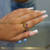 Pink Stack It Ring - ILLUSIVE JEWELS USA
