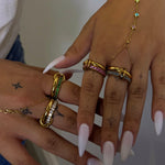 Pink Stack It Ring - ILLUSIVE JEWELS USA
