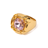 Pink Treasure Ring - ILLUSIVE JEWELS USA