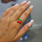 Red Cherry Ring - ILLUSIVE JEWELS USA