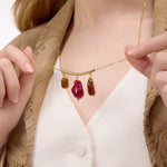 Reina Gold Charm Necklace - ILLUSIVE JEWELS USA