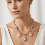 Sienna Gold Charm Necklace - ILLUSIVE JEWELS USA
