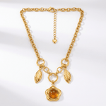 Sienna Gold Charm Necklace - ILLUSIVE JEWELS USA