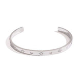 Silver Shooting Star Bangle - ILLUSIVE JEWELS USA