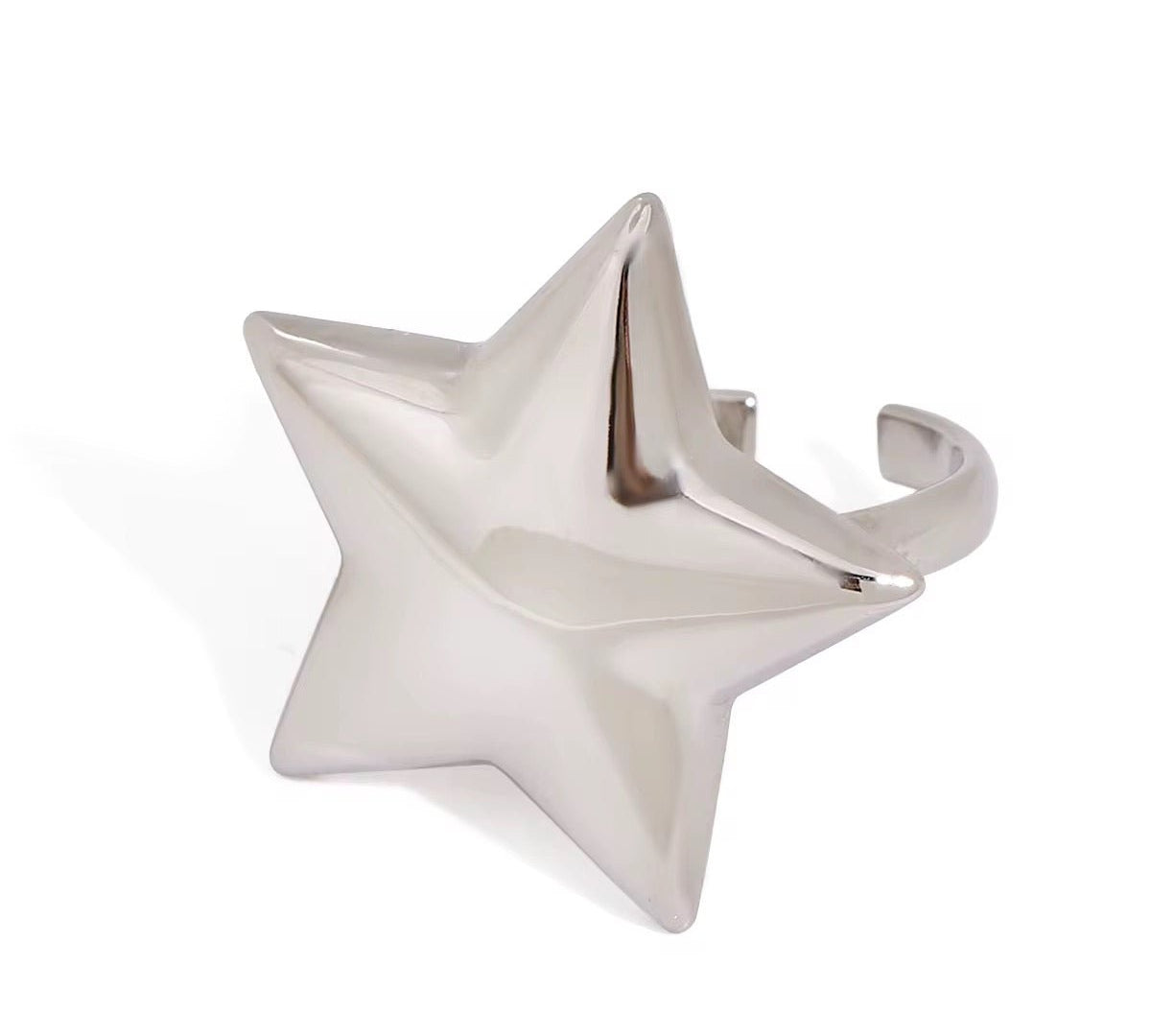 Silver Star Ring - ILLUSIVE JEWELS USA