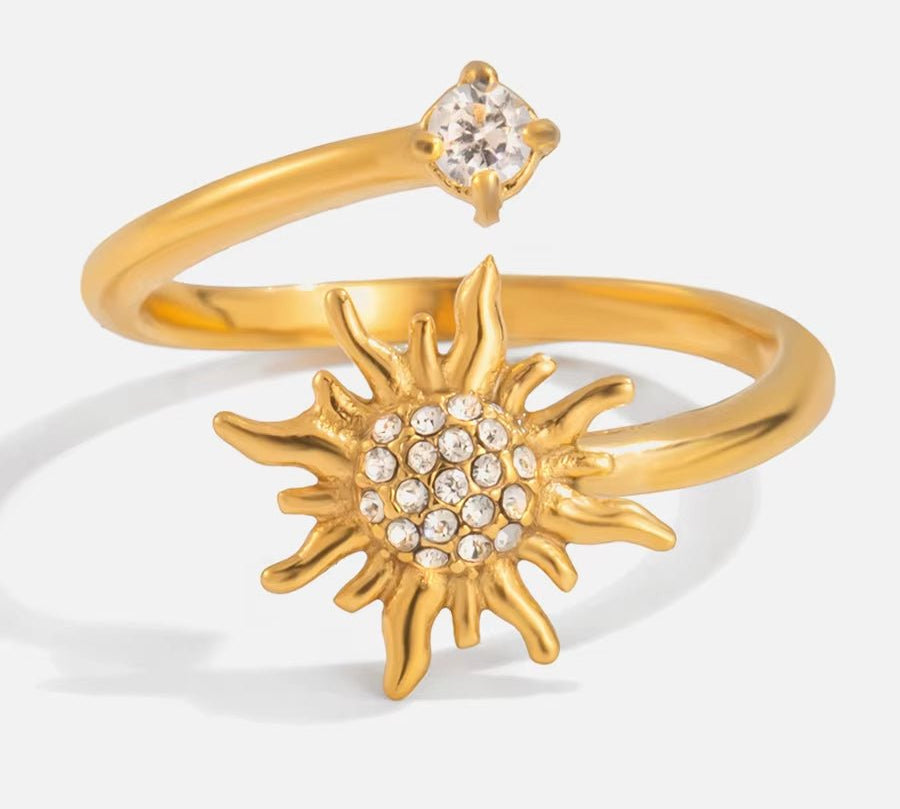 Skyla Sun Ring - ILLUSIVE JEWELS USA
