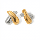 Sloane Mixed Metal Stud Earrings - ILLUSIVE JEWELS USA