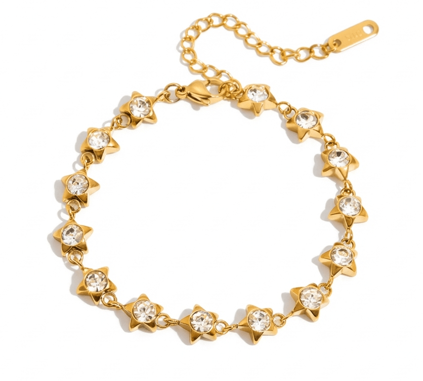 Star Tennis Bracelet - ILLUSIVE JEWELS USA