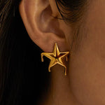Stella Drip Star Stud Earrings - ILLUSIVE JEWELS USA