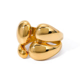 Stellar Gold Ring - ILLUSIVE JEWELS USA