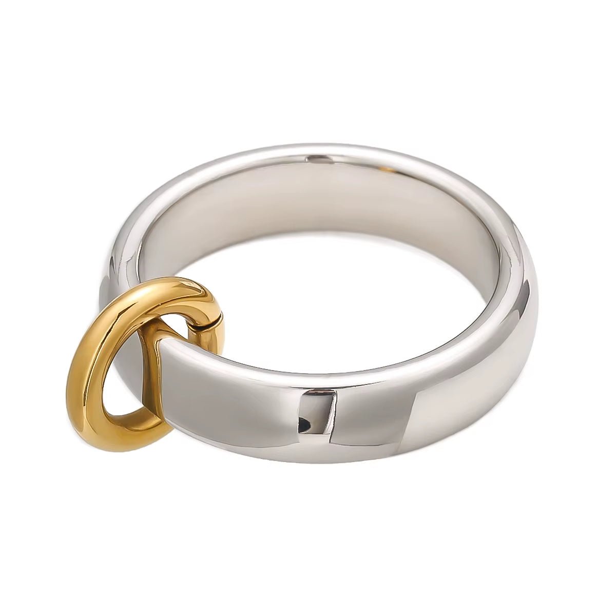 Veda Mixed Metal Charm Ring - ILLUSIVE JEWELS USA