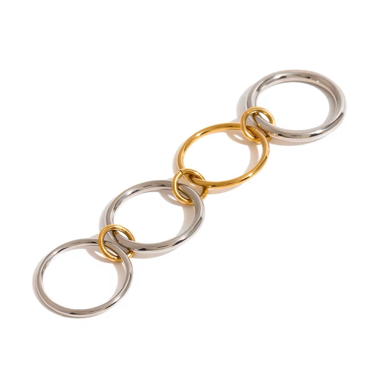 Zola Mixed Metal Stack It Ring - ILLUSIVE JEWELS USA